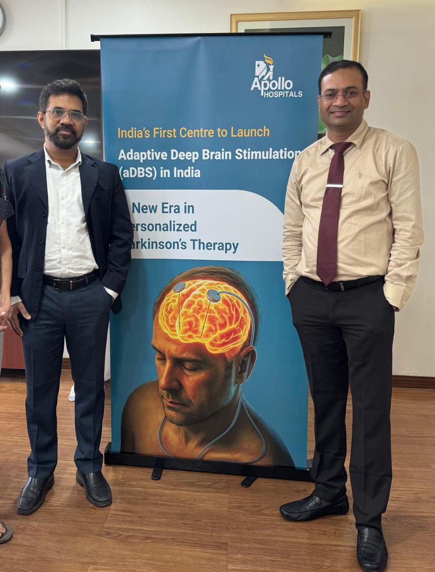 India’s first adaptive deep brain stimulation performed at Apollo Hospitals Chennai